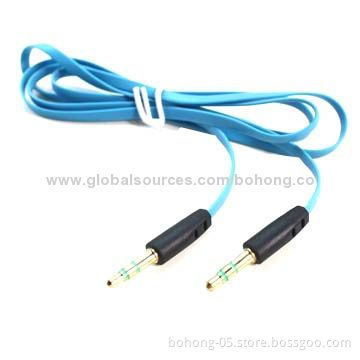 3.5mm Audio Cable, 1m Line Length, Available Color as Picture Shows